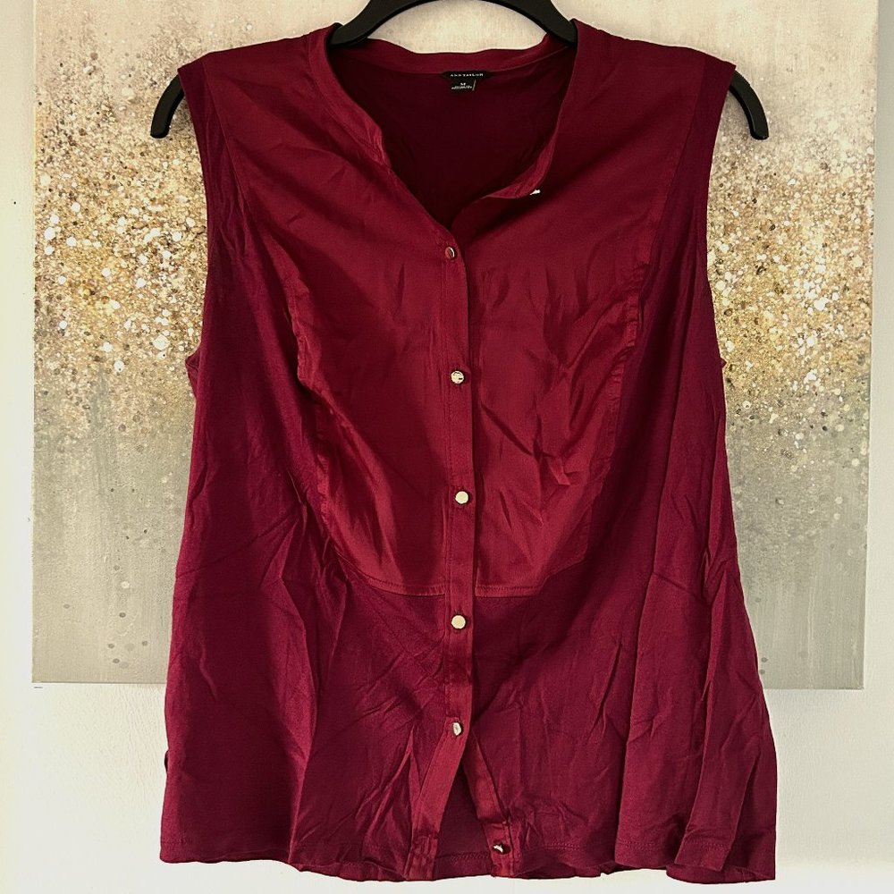 Ann Taylor Button Up Blouse (NWOT)